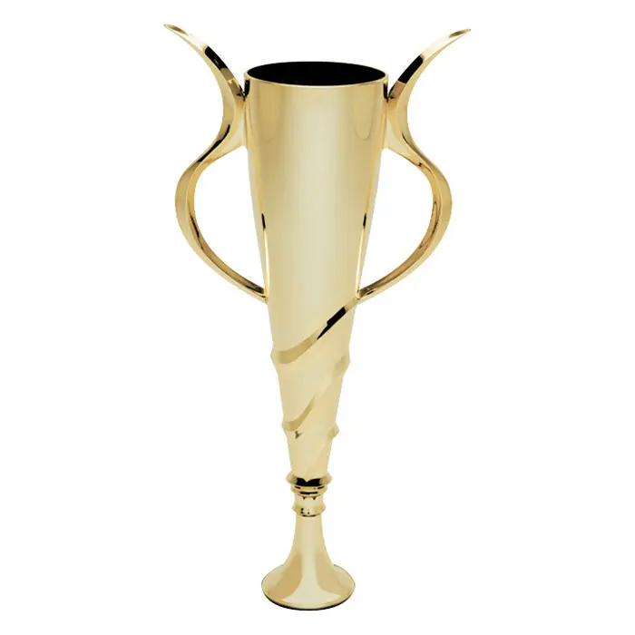 1810-G Spiral Plastic Cup, Gold - 10"